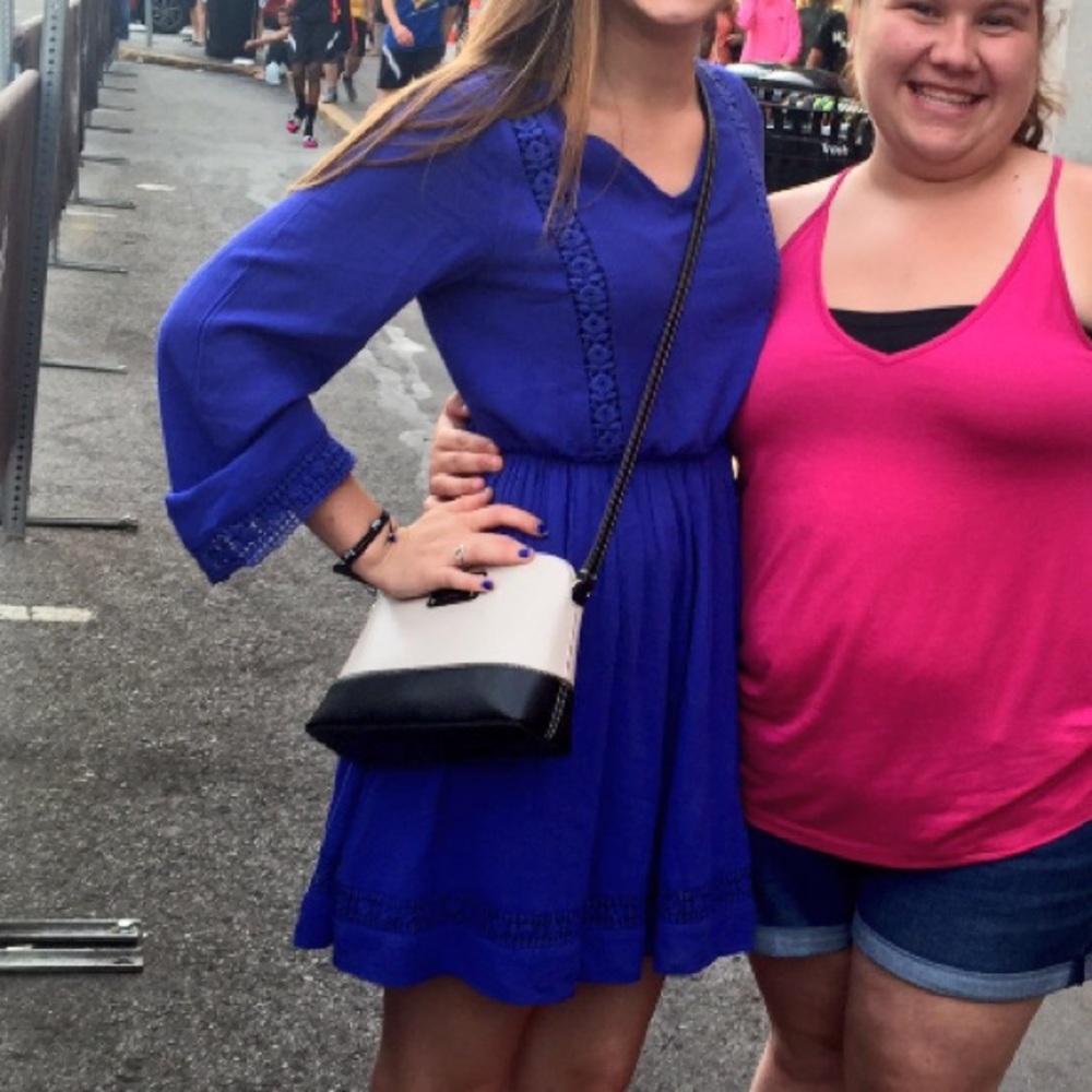 Blue Lace Dress